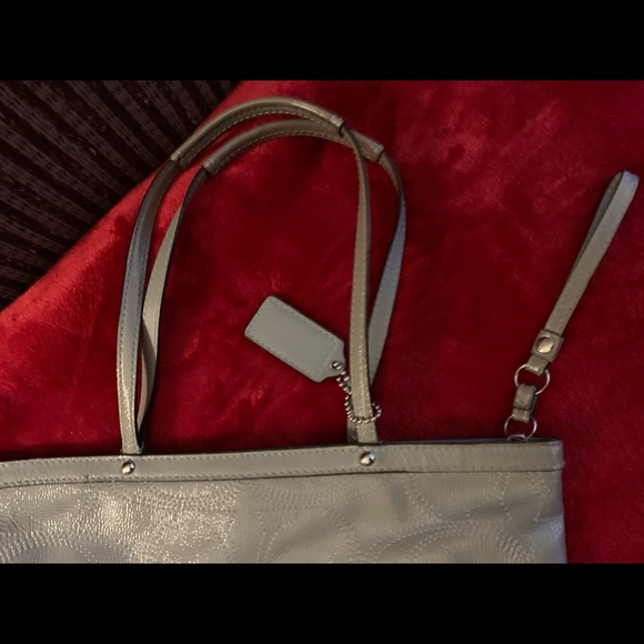 Patent Leather Coach Purse - Picture 5 of 8